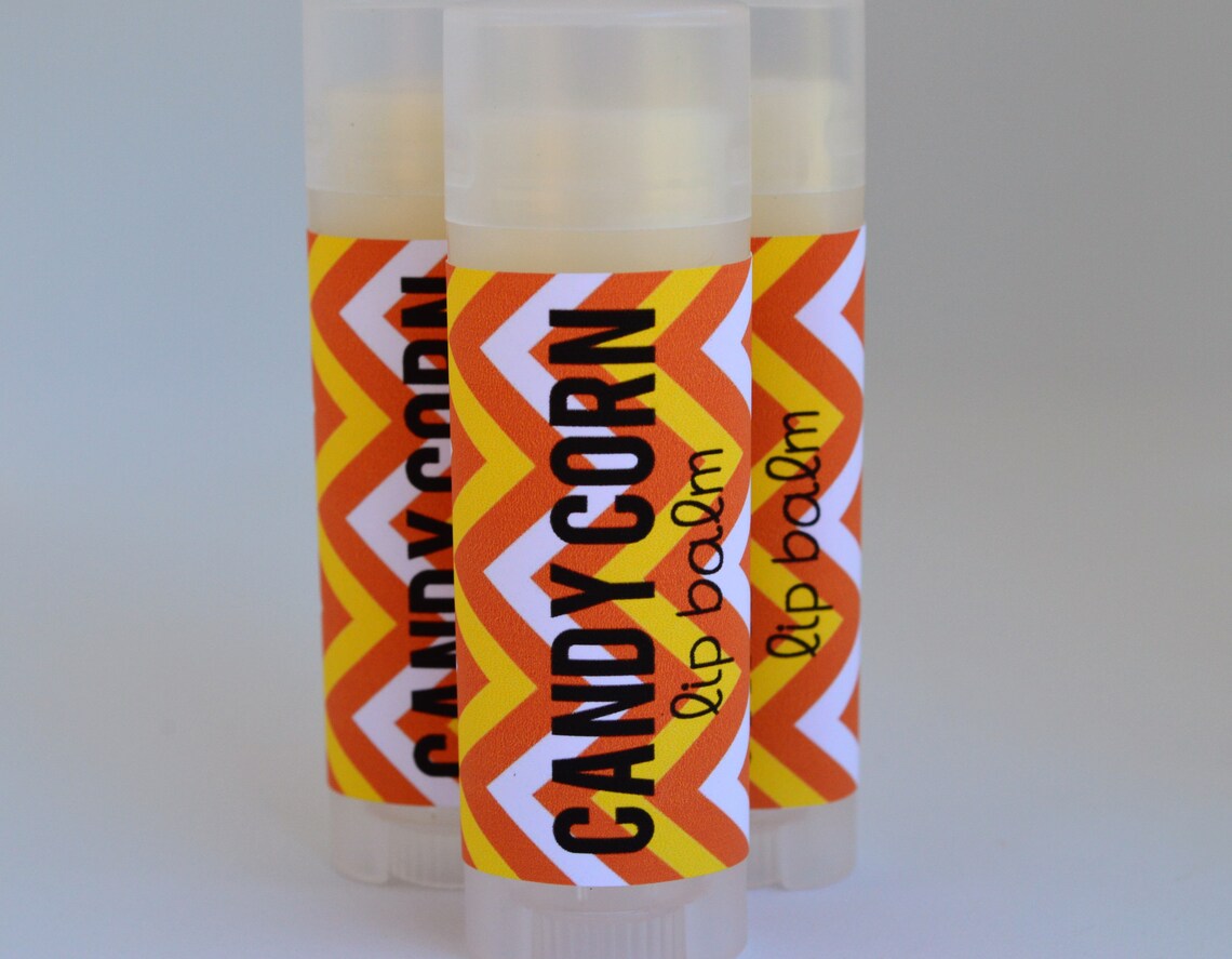 Candy Corn Lip Balm Candy Corn Lip Balm Sweetened Candy Etsy