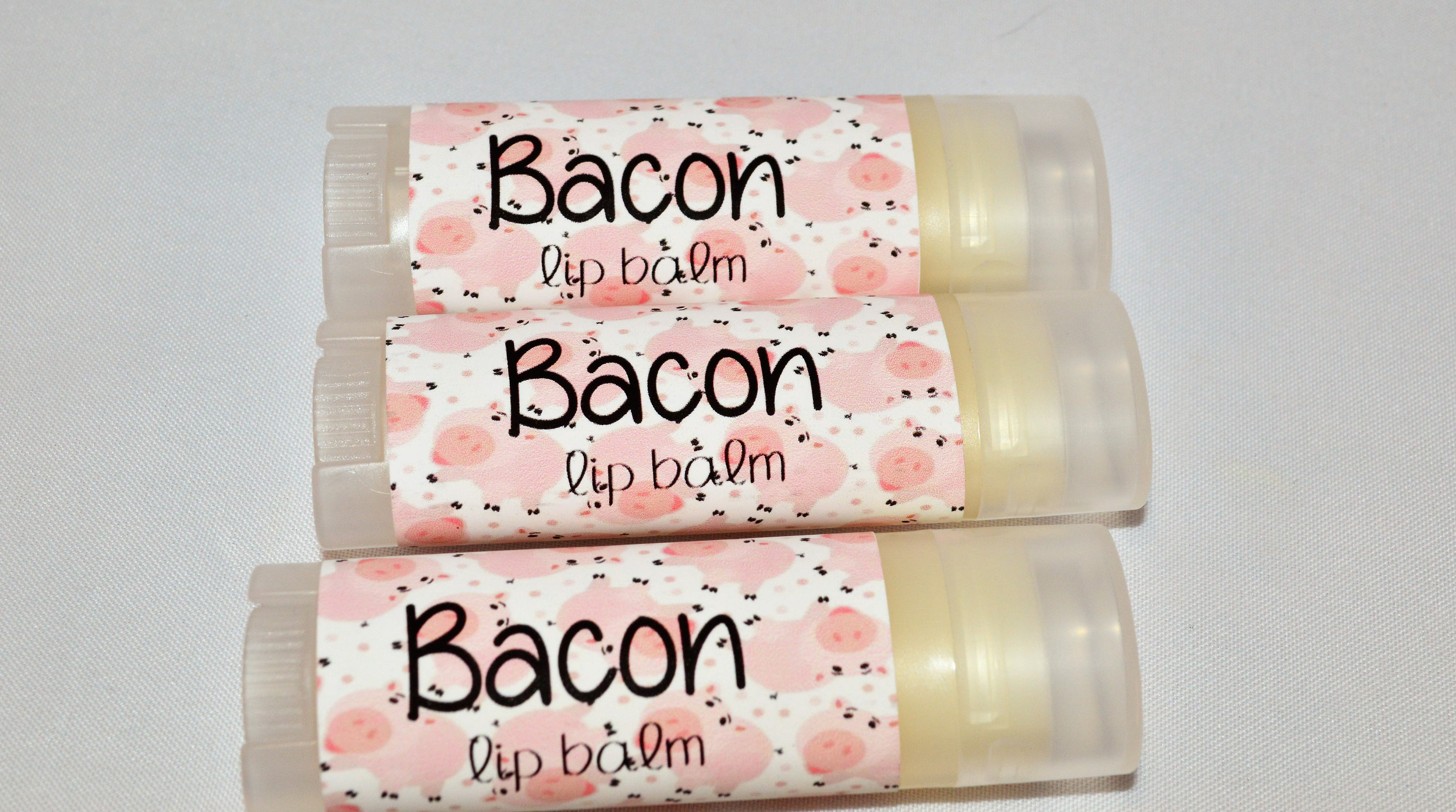 Bacon Lip Balm Bacon Flavored Lip Balm Novelty Flavor Etsy