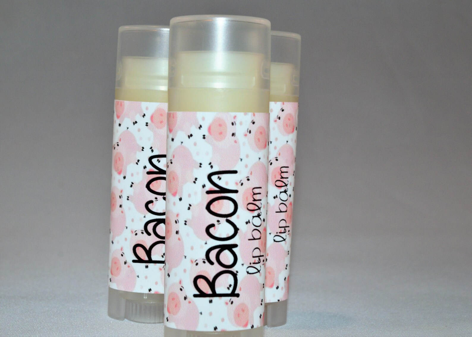 Bacon Lip Balm Bacon Flavored Lip Balm Novelty Flavor Etsy