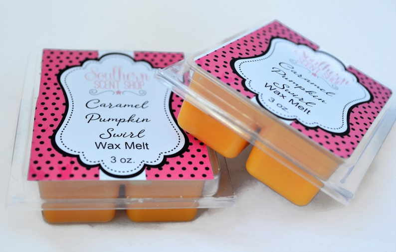 Caramel Pumpkin Swirl Wax Melts Fall Scents Wax Tarts Home Etsy