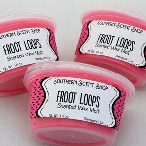 Fruity Wax Tart Strongly Scented Wax Melts Wax Melts Froot Loops Wax Melt Parasoy Wax Melt Oval Scent Shot