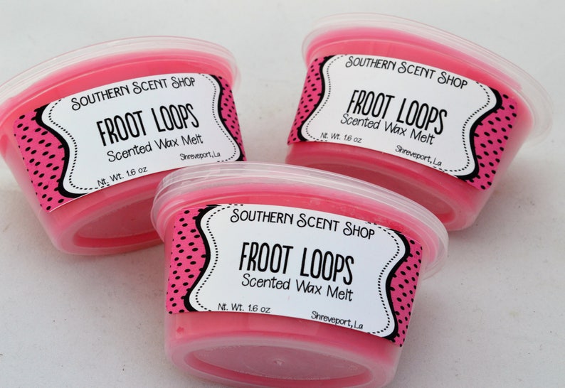 Fruity Wax Tart Strongly Scented Wax Melts Wax Melts Froot Loops Wax Melt Parasoy Wax Melt Oval Scent Shot