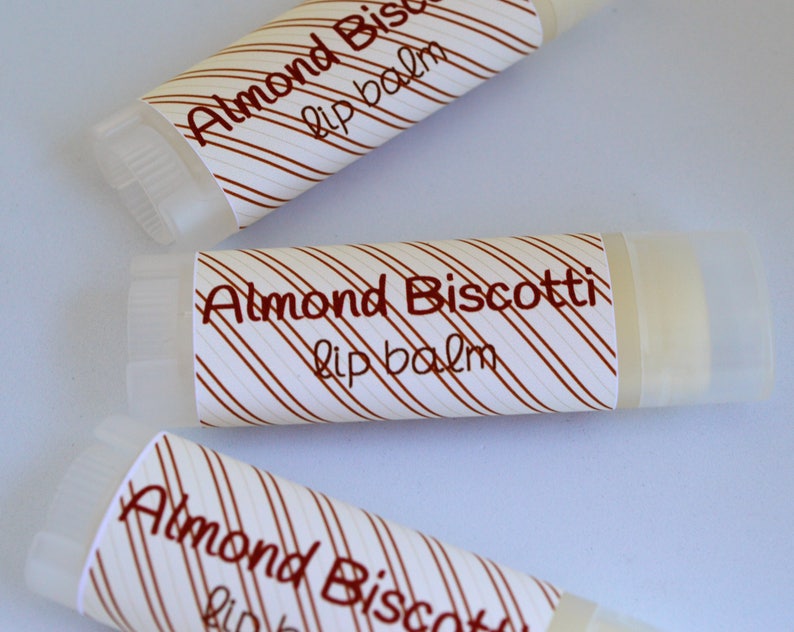 Almond Biscotti Lip Balm Almond Biscotti Lip Balm Almond Etsy