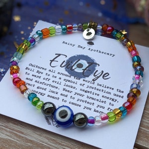 Evil Eye Bracelet | Protection + Good Luck | No Bad Vibes |