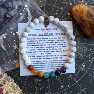 Chakra Gemstone Bracelet: 6mm Natural Gemstone Bracelet
