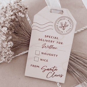 Special Delivery From Santa Mail North Pole Gift Tag