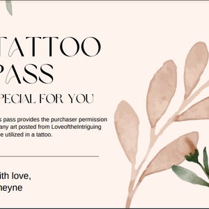 Tattoo Pass