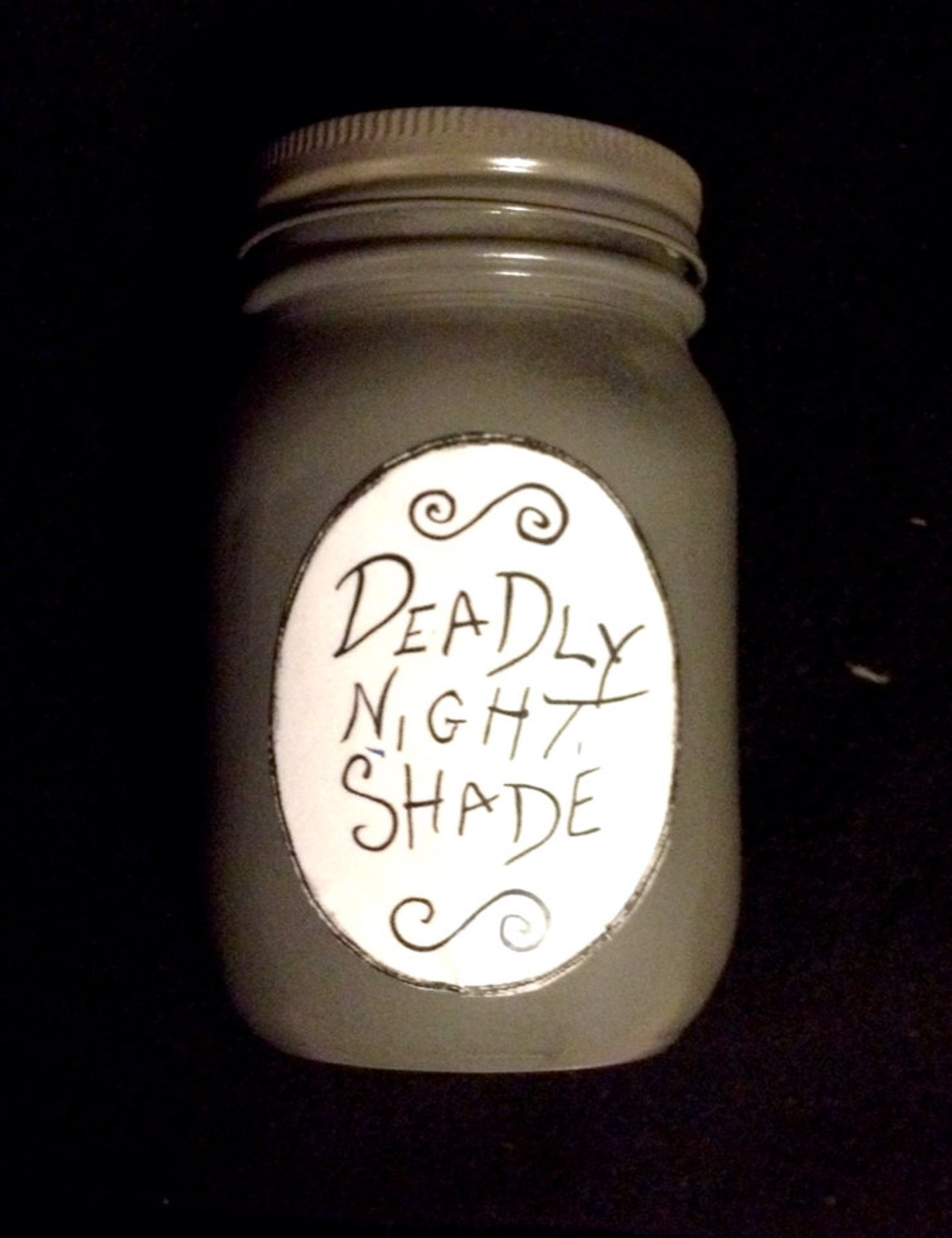 The Nightmare Before Christmas Deadly Nightshade Jar | Etsy
