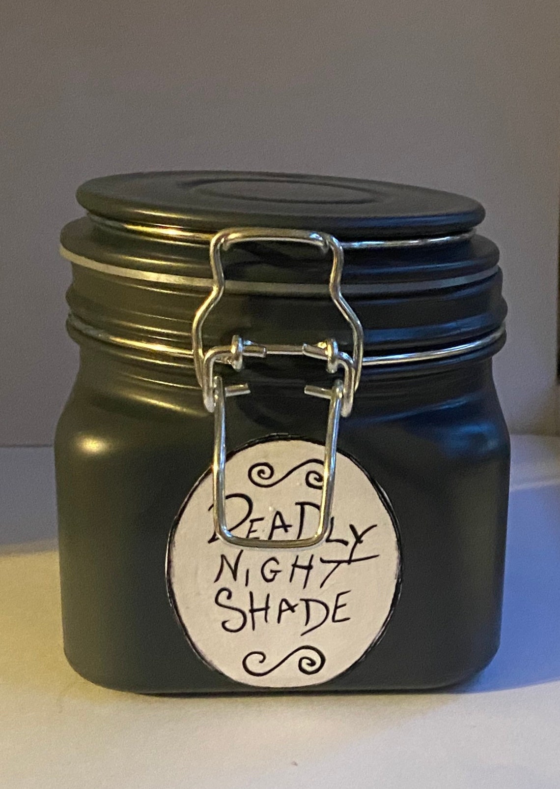 Disney The Nightmare Before Christmas Deadly Nightshade Jar | Etsy