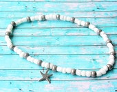 Anklet Glass beads stretchable