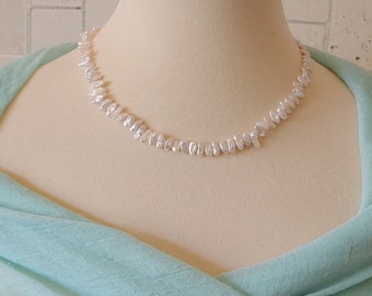 Small Keshi freshwater pearl necklace