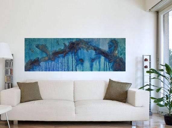 Modern Artwork Canvas Art Abstract Wall Fine 20x60 Modern Artwork Canvas Art Abstract Wall