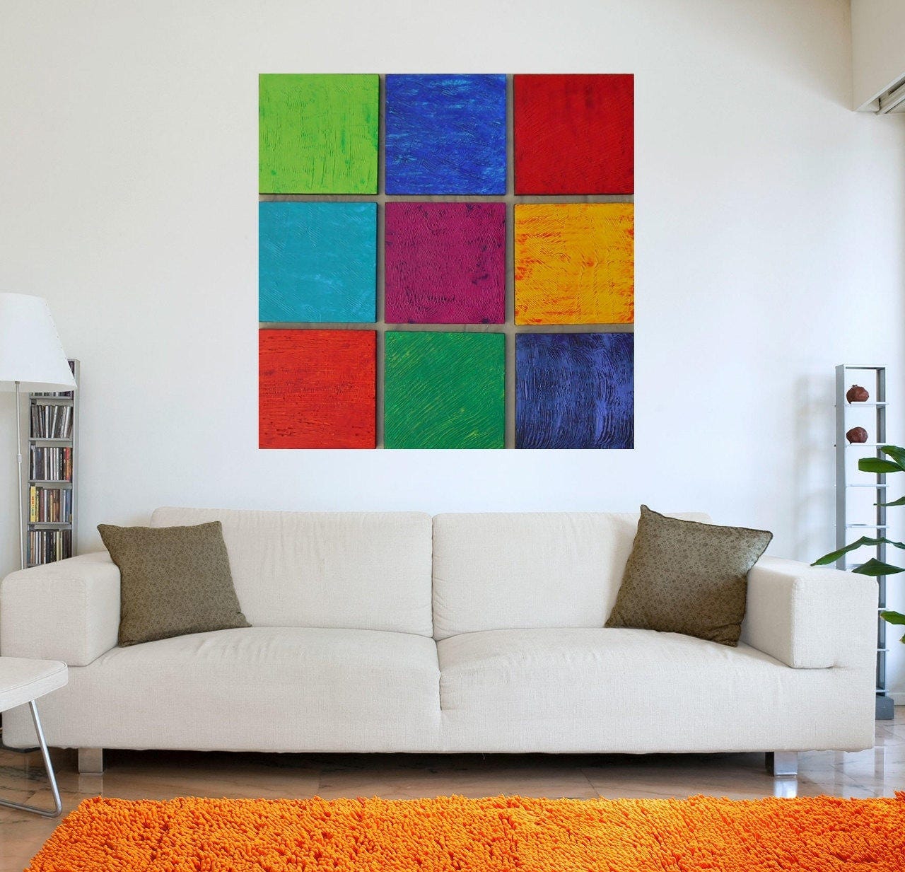 Textured Wood Wall Art Wall Art Decor Abstract Painting | Etsy