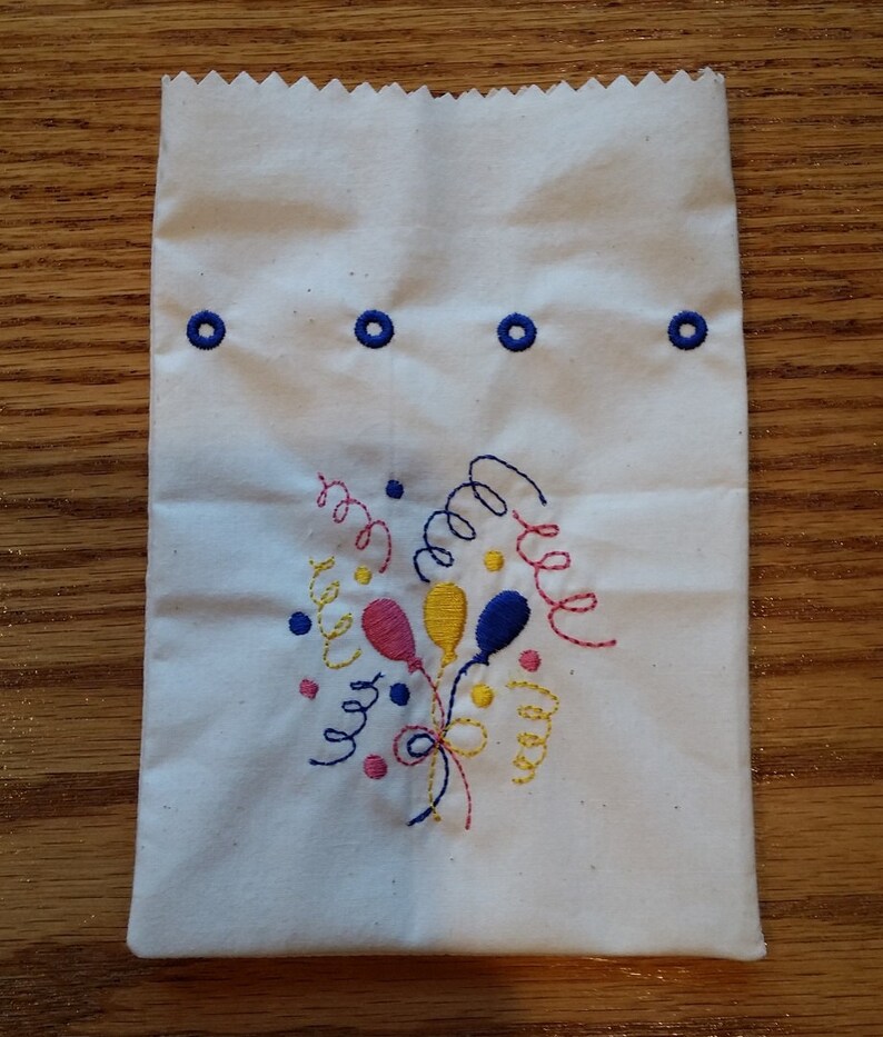 In the Hoop Gift Bag With Balloons and Confetti for Any Party or