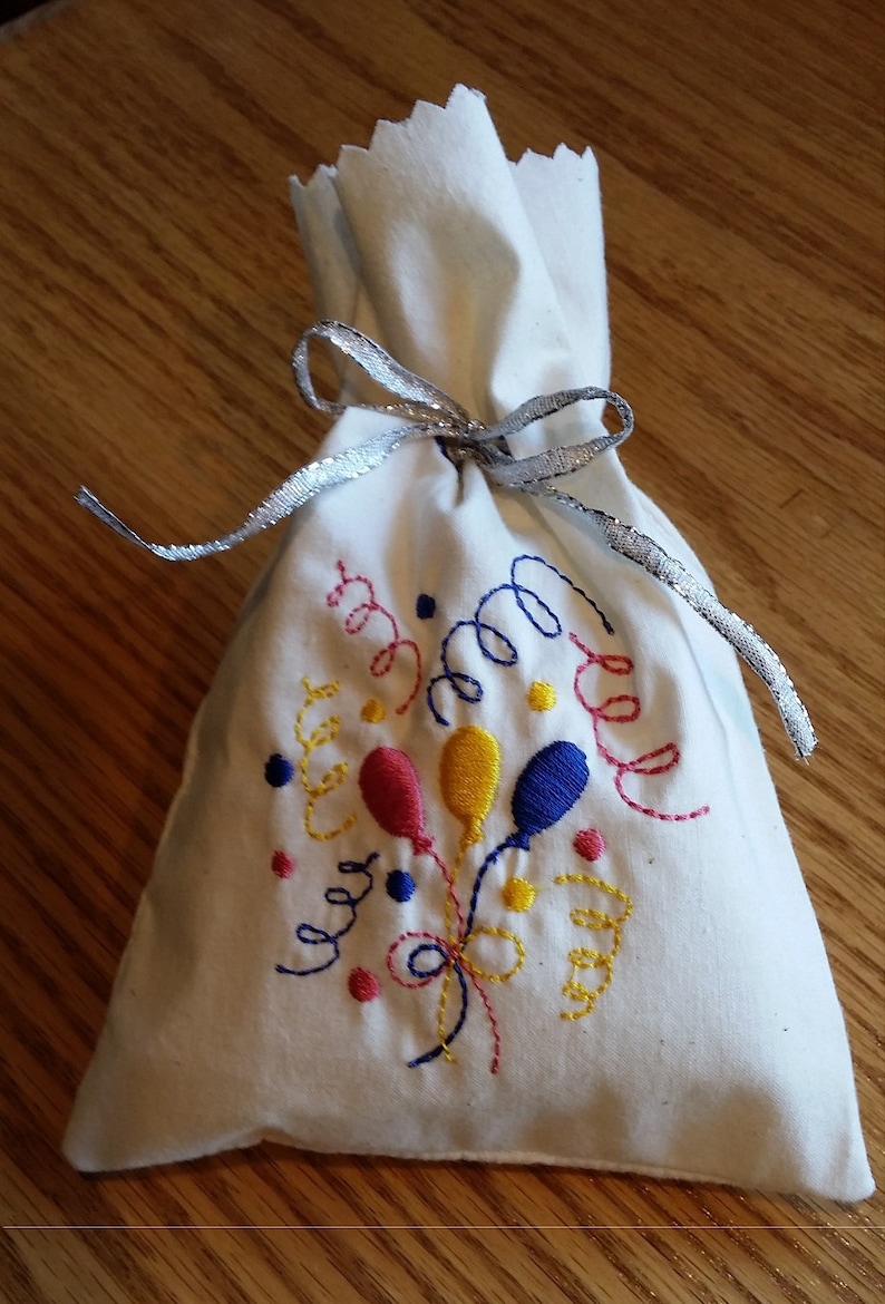 In the Hoop Gift Bag With Balloons and Confetti for Any Party or