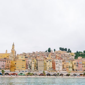 France Photography - France Travel Photography, Menton, France, French Riviera, French Home Decor, Fine Art Photograph, Large Wall Art