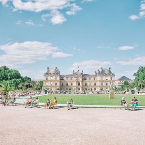 Paris Photography - Luxembourg Gardens, Paris Photo, Paris in Summer, Paris Home Decor, Parisian Home Decor, Dining Room