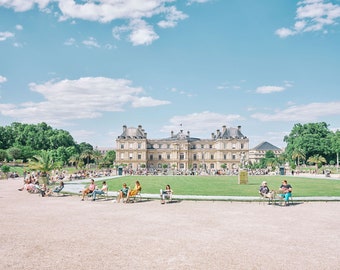 Luxembourg Gardens Paris Photography – Summer Fine Art Print