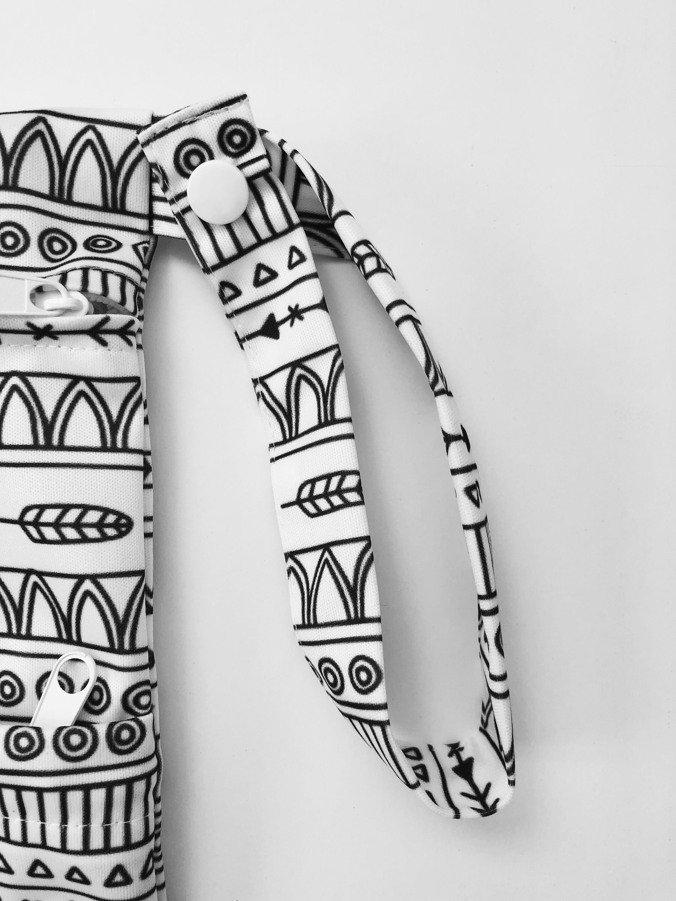 Wet Dry Bag Boho Native Aztec Print, Organizer Bag, Diaper Bag, Cloth