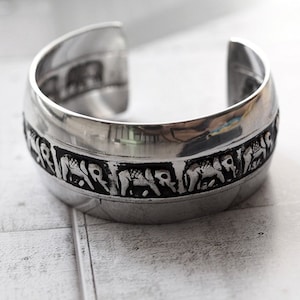 Silberthai Elefanten-Schwenken-Armband