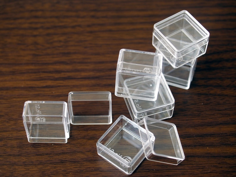 60 Square Premium Crystal Clear Hard Plastic 60 Mil Boxes Etsy
