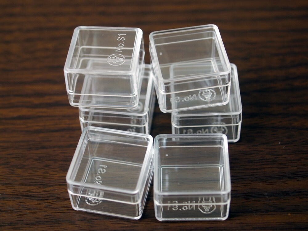 12 Square Premium Crystal Clear Hard Plastic 60 Mil Boxes Etsy