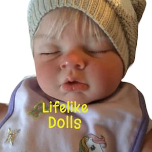 Personalised &quot; Ariella Reva Schick &quot; Custom Reborn Fake Baby &quot; Lifelike Doll &quot;Real Looking , Soft Vinyl Realistic Child