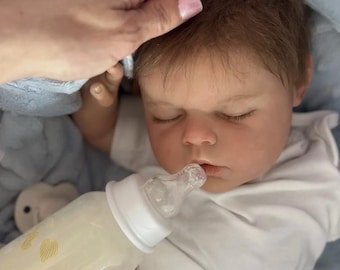 Personalised " Noah Reva Schick " Custom Reborn Fake Baby " Lifelike Doll "Real Looking , Soft Vinyl Realistic Child