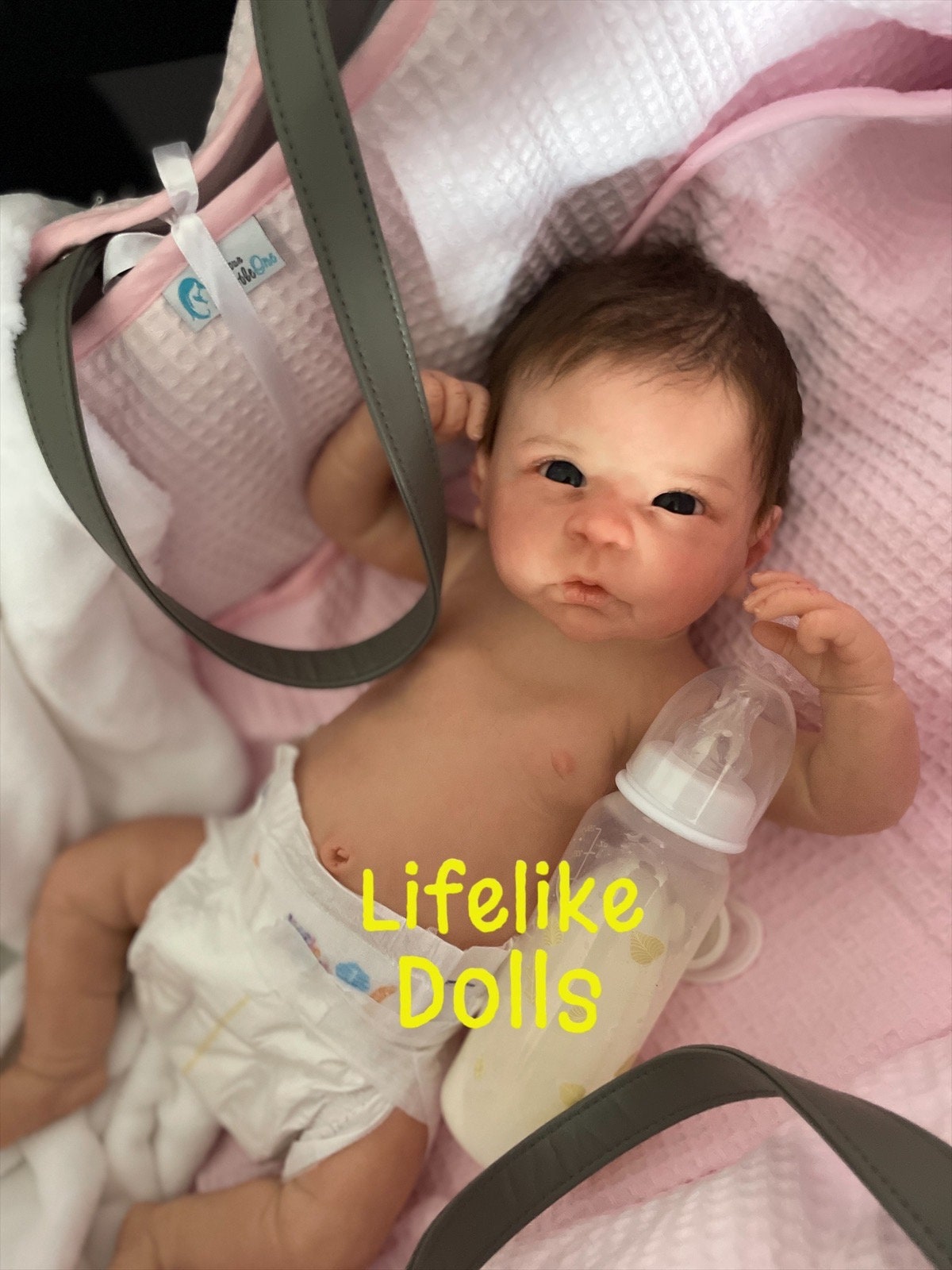Custom Made Baby for You Full Body Feel Soft Vinyl Reborn Life Doll Cradle  Newborn Chloe Girl Boy Bespoke -  Israel