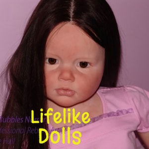 Custom made to order Angelica reborn lifelike realistic toddler  child size doll age 5 6 7 8 baby reva ariella