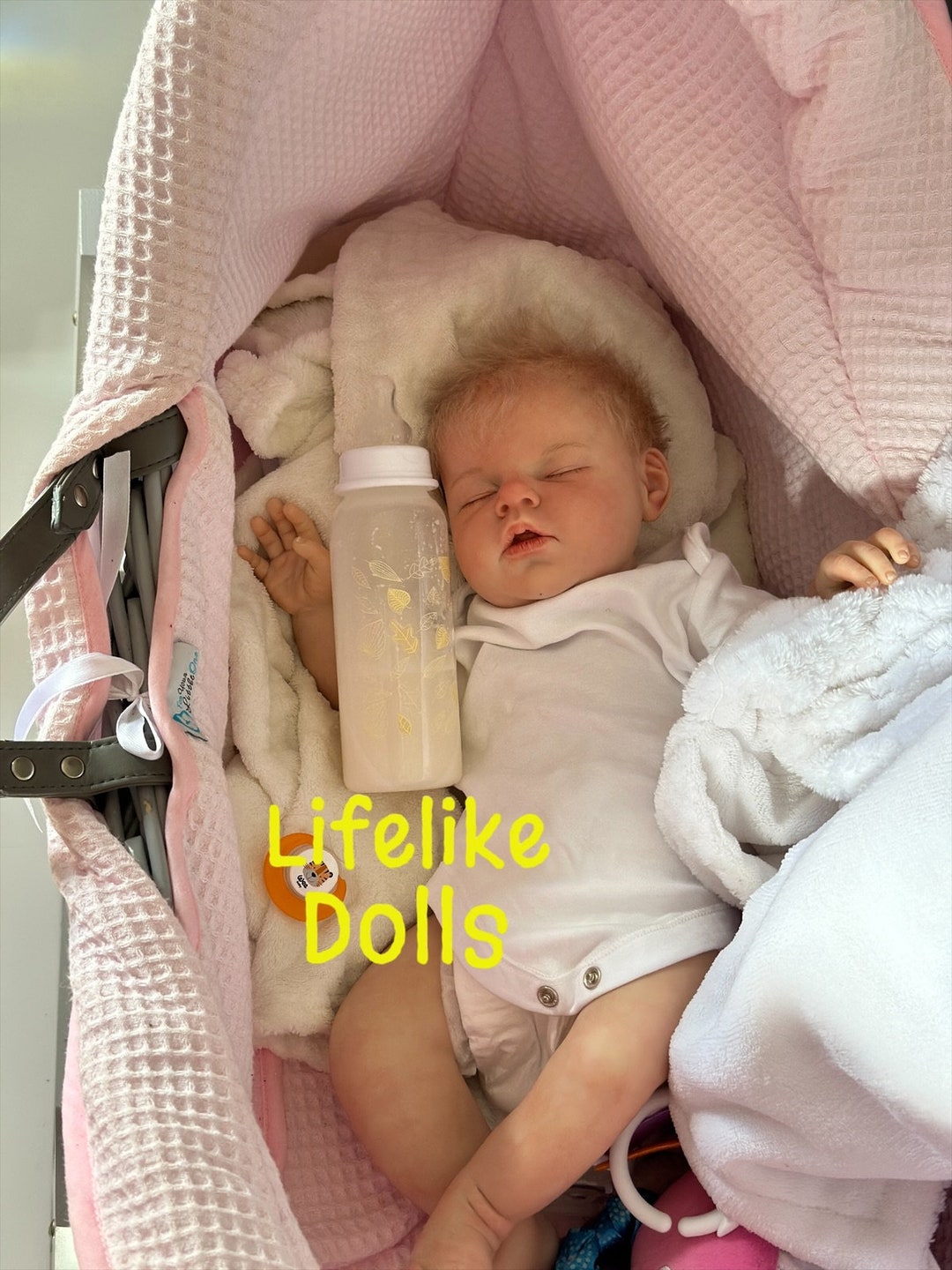 Reborn Baby Lifelike Doll Denise Hall Artist Fake Like Silicone