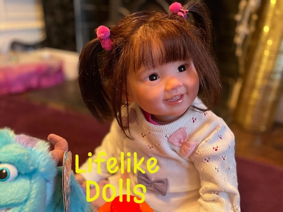 20'' Reborn Baby Toddlers Girl Leen Awake Lifelike Newborn Baby Dolls,  Funny Feeding Accessories Preschool Gift