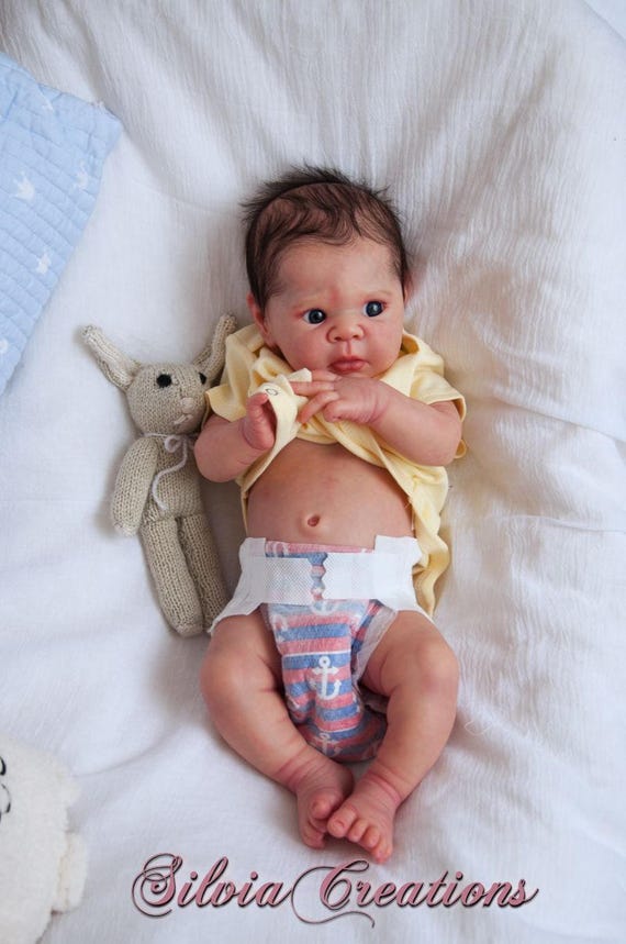Custom Made For You Reborn Baby Eric Adrie Stoate Half Torso Etsy