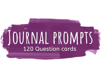 Printable Journal Prompts Cards - self reflection journal prompts - journaling ideas - Journal questions