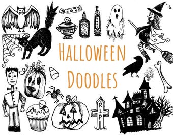 hand drawn christmas doodles clip art hand drawn christmas etsy