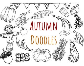 hand drawn christmas doodles clip art hand drawn christmas etsy