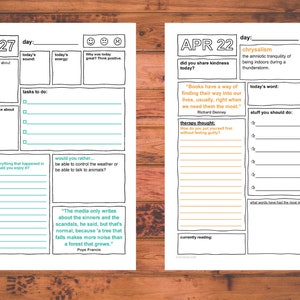 Printable Self Discovery Journal 365 Pages of Self Discovery - Etsy