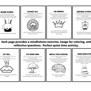 Printable Mindfulness Exercise Mindfulness Coloring Pages Social Emotional Development Activity Printable Self Regulation Exercises image 3