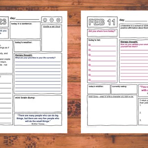 Printable Self Discovery Journal 365 Pages of Self Discovery - Etsy
