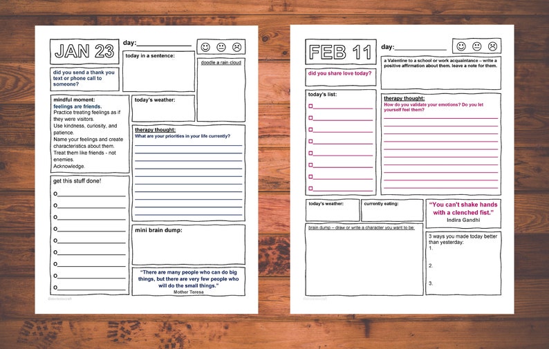 Printable Self Discovery Journal 365 Pages of Self Discovery - Etsy