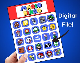 Mario Bingo Printable
