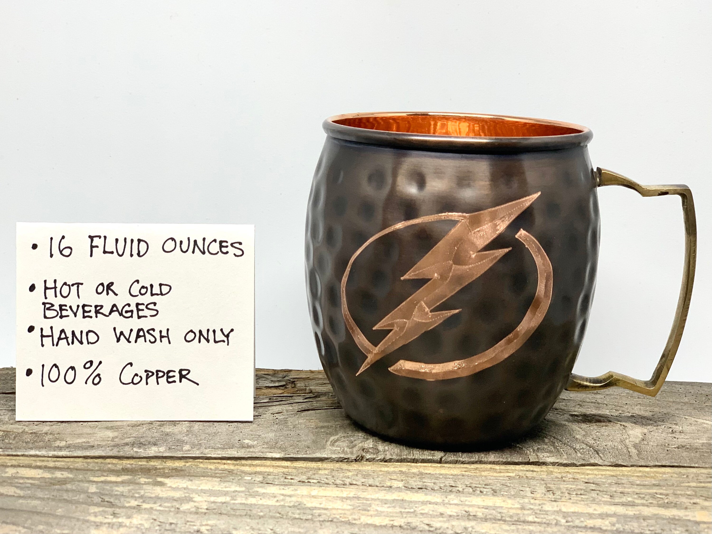 Tampa Bay Lightning Moscow Mule / Pick Any Team / NHL Copper Mug