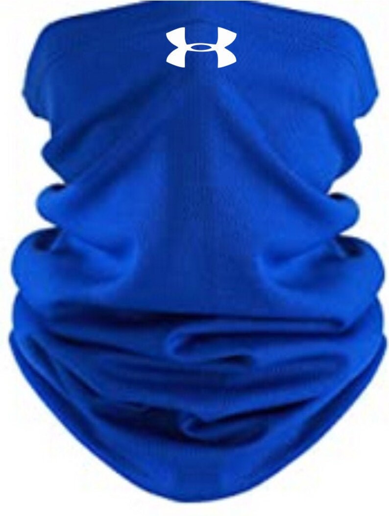ROYAL BLUE Under Armour Neck Gaiter Face Mask Covering Etsy