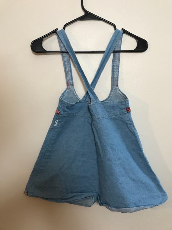 Vintage 1990s girls pinafore dress 6x - image 6