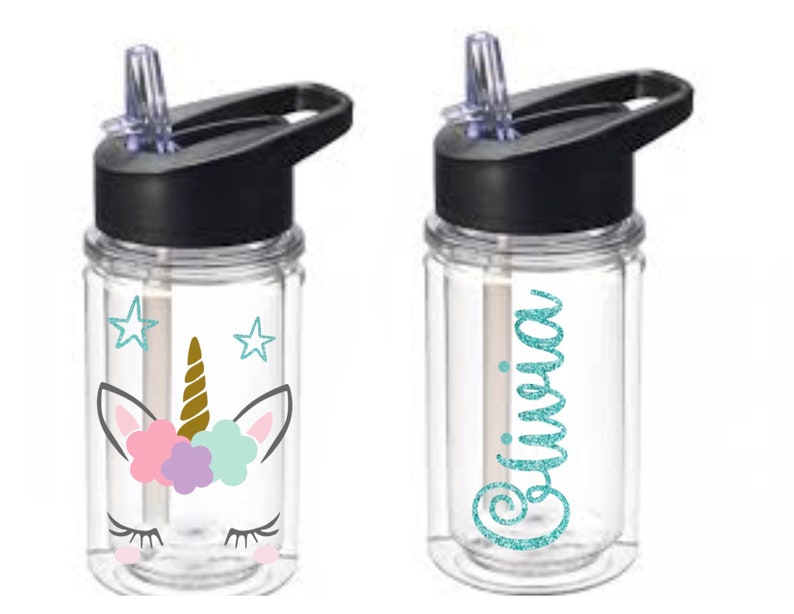 unicorn water bottle kids