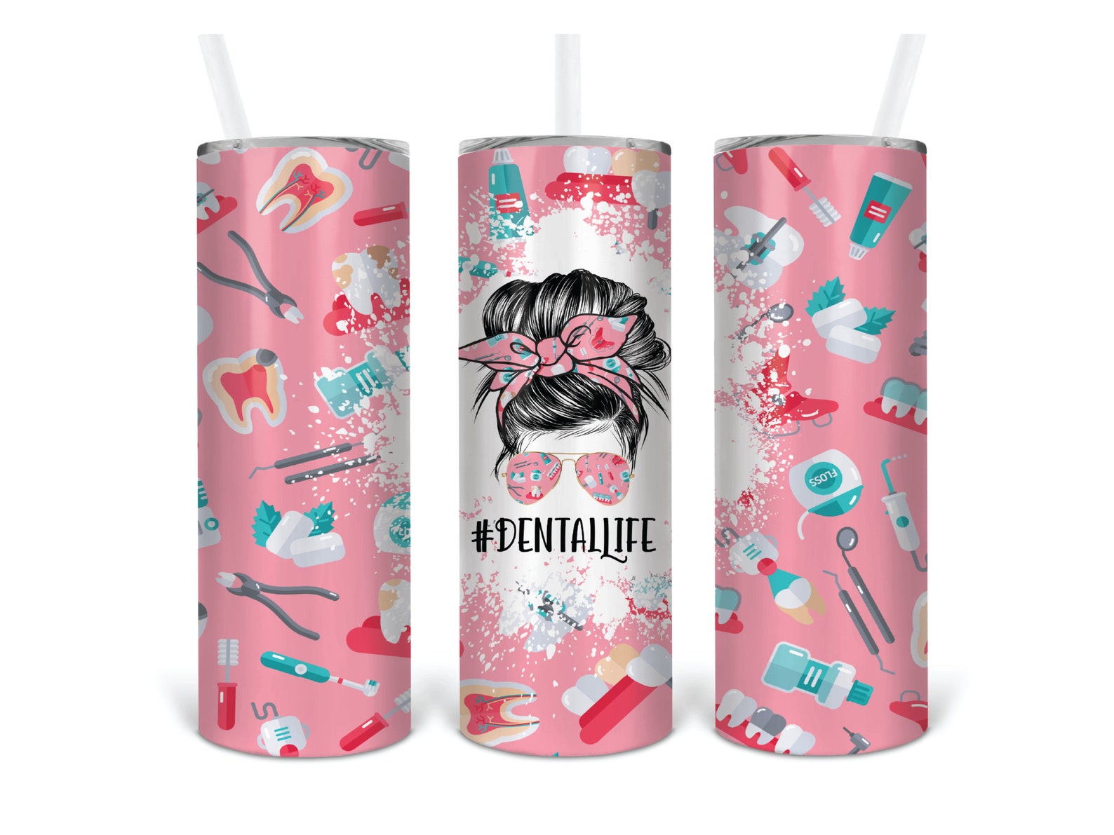 Dentallife Dental Assistant Dentist Tumbler Dentallife Etsy