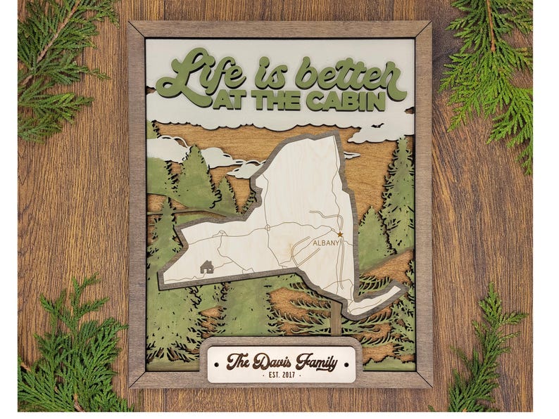 NEW YORK Picture Frame, NEW York Home Decor, Florida Personalized Wall