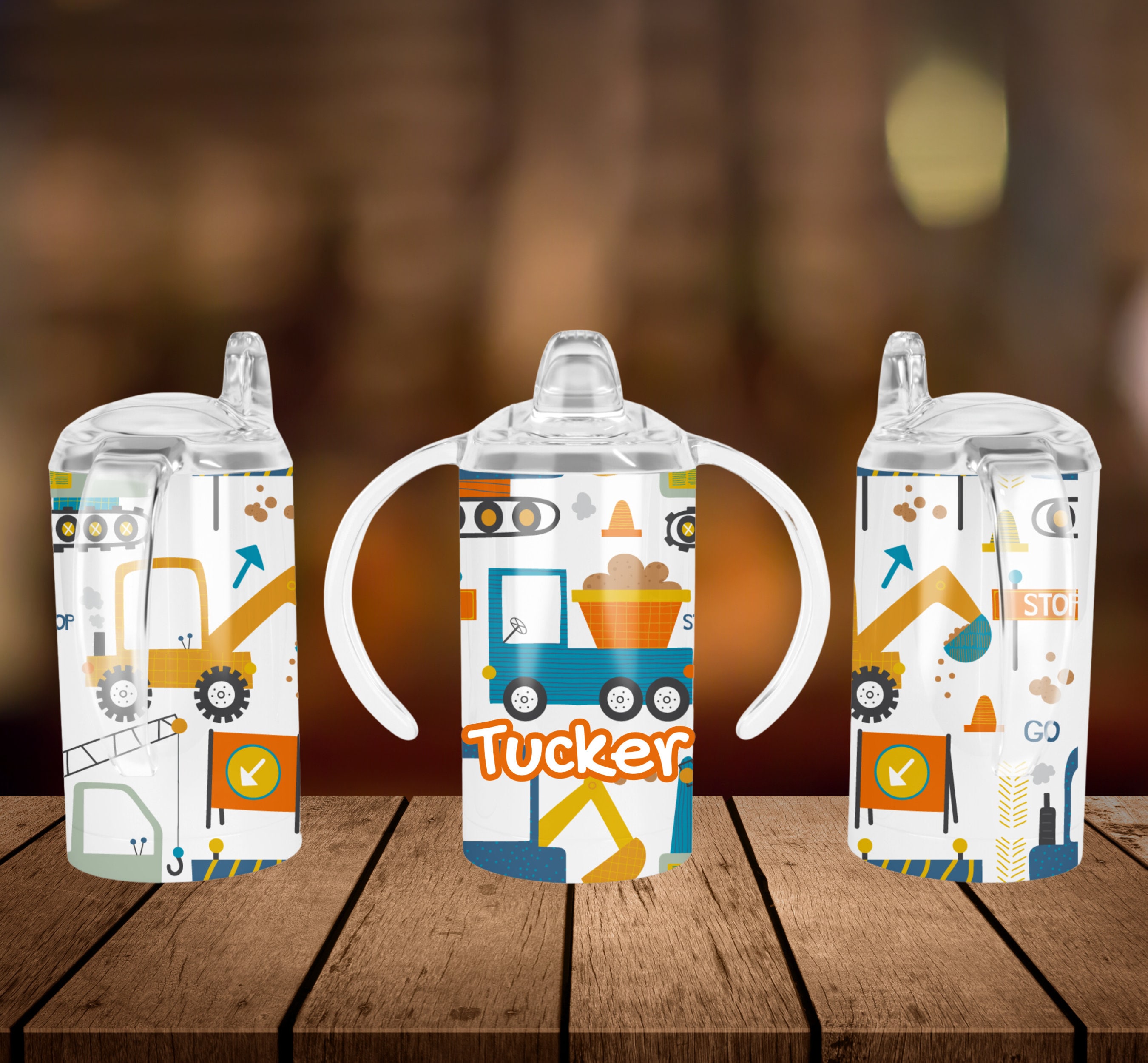 Custom Toddler Double Handled Sippy Cup // Non-Leak Sublimated Tumbler –  Just Craftin' Boutique