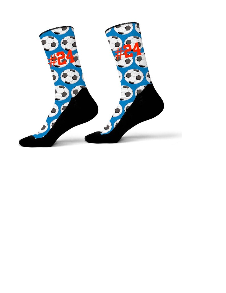 SOCCER TEAM Soccer Socks Personalized Soccer Socks Sports Etsy