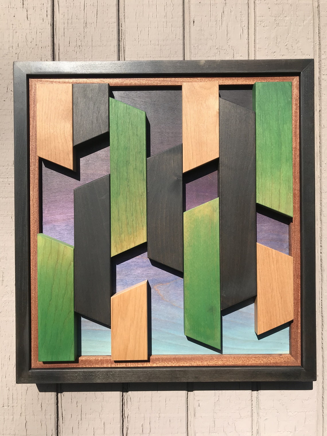 Rustic Wood Wall Art Stressed Wood Dimensional Wood Art Etsy